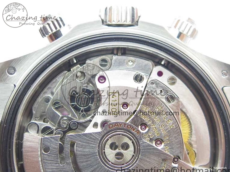Bracelet Edition 1:1 Daytona Case 116509 Best SS 904L Dial and Noob Black SS SA4130 V3 0513